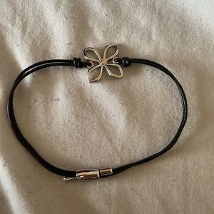 Fossil flower bracelet